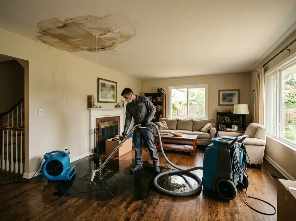 attic-pipe-burst-ceiling-drip-008 — frequently asked questions, Water Damage Restoration & Carpet Care in Spooner, WI